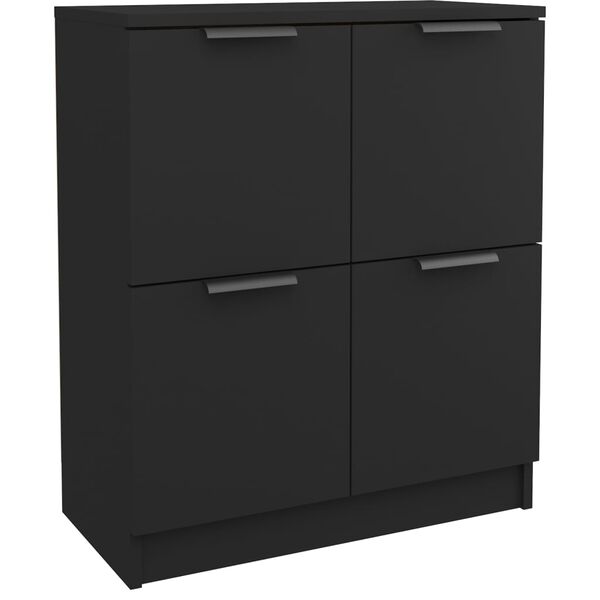 vidaXL Sideboard Black 60x30x70 cm Engineered Wood