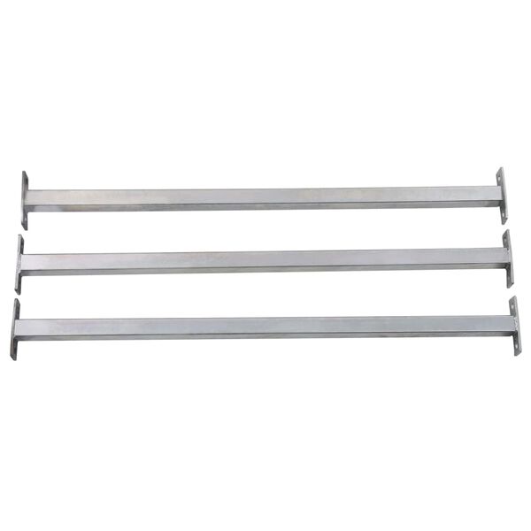 vidaXL Adjustable Security Window Bars 3 pcs 710-1200 mm