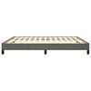 vidaXL Bed Frame without Mattress Dark Grey 183x203 cm King Velvet