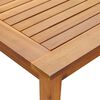 vidaXL Garden Table 140x80x74 cm Solid Acacia Wood