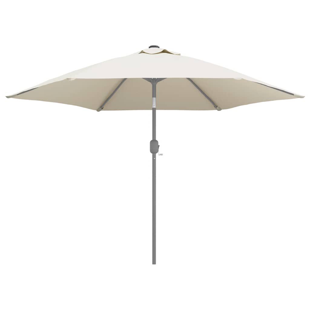 vidaXL Replacement Fabric for Outdoor Parasol Sand White 300 cm