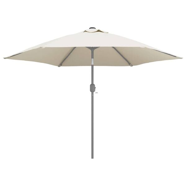 vidaXL Replacement Fabric for Outdoor Parasol Sand White 300 cm