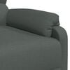 vidaXL Recliner Chair Dark Grey Fabric