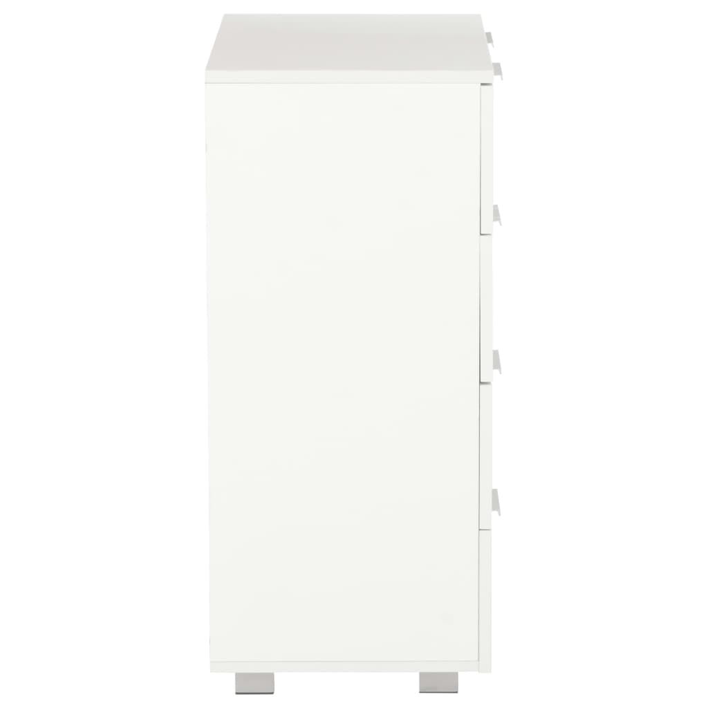 vidaXL Sideboard High Gloss White 60x35x80 cm Engineered Wood