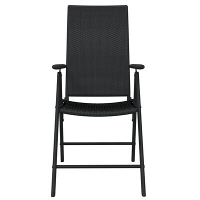 vidaXL 7 Piece Garden Dining Set Black,  vidaXL 7 Piece Garden Dining Set Black