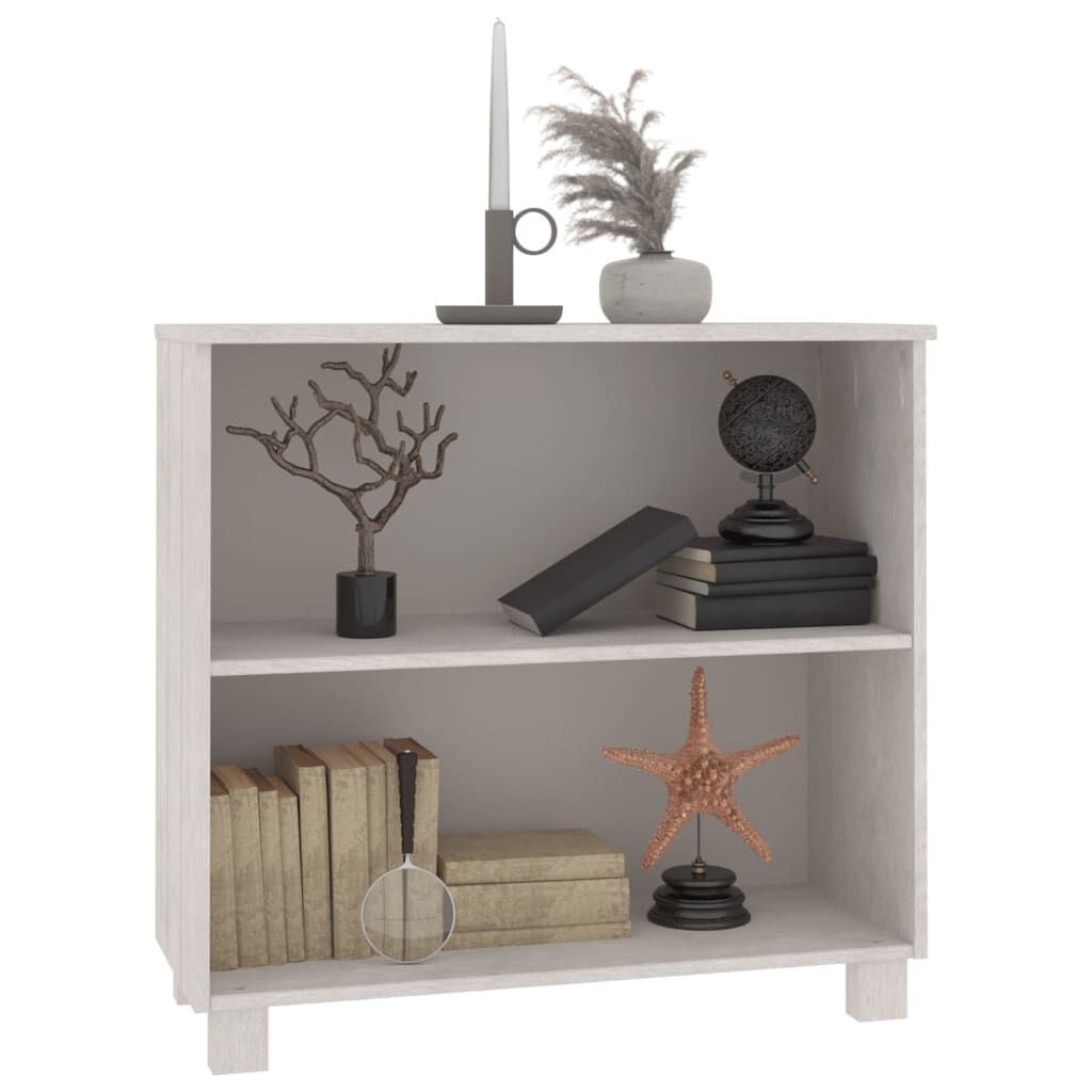 vidaXL Sideboard HAMAR White 85x35x80 cm Solid Wood Pine
