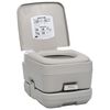 vidaXL Portable Camping Toilet Grey 10+10 L