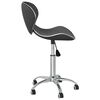 vidaXL Swivel Dining Chairs 6 pcs Grey Faux Leather