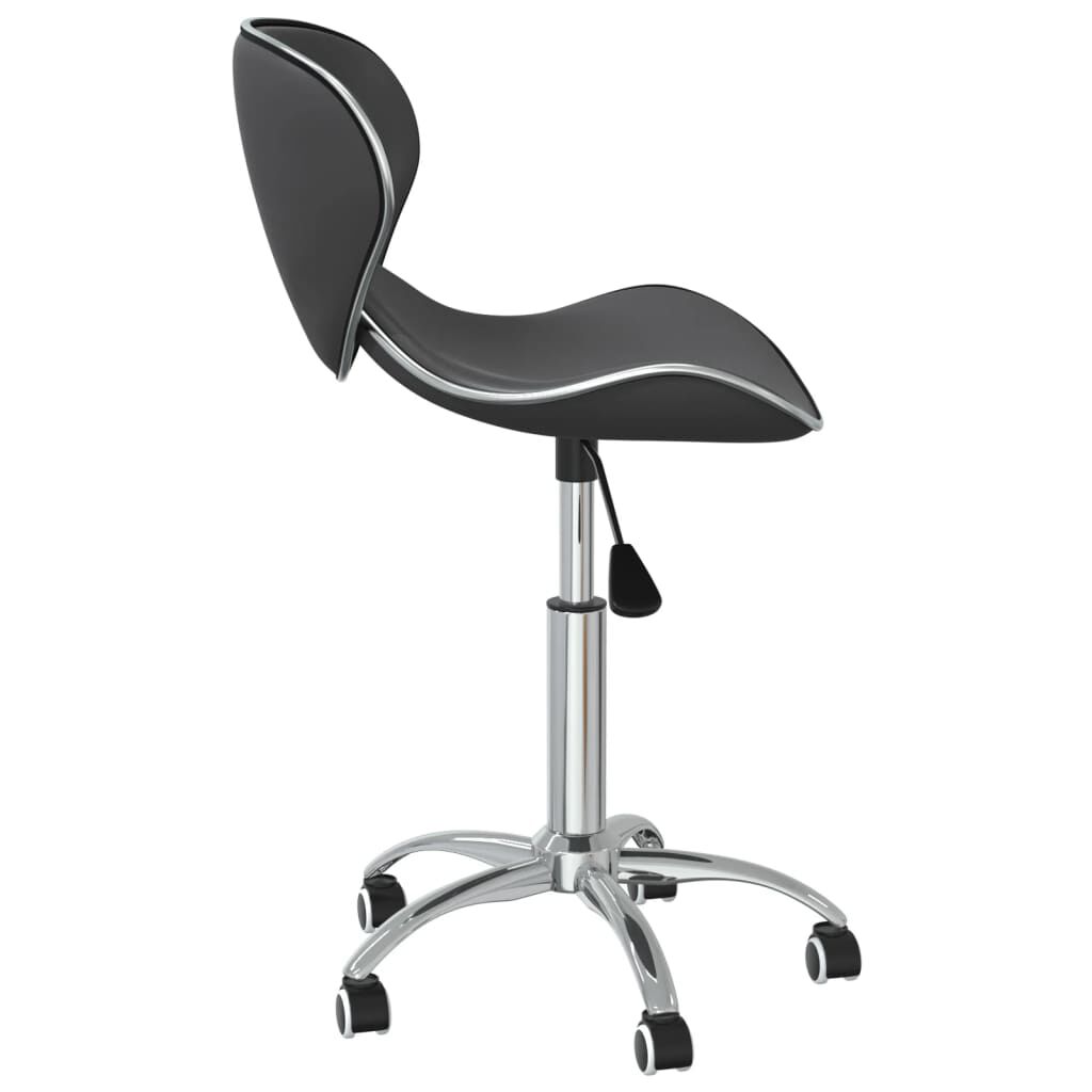 vidaXL Swivel Dining Chairs 6 pcs Grey Faux Leather