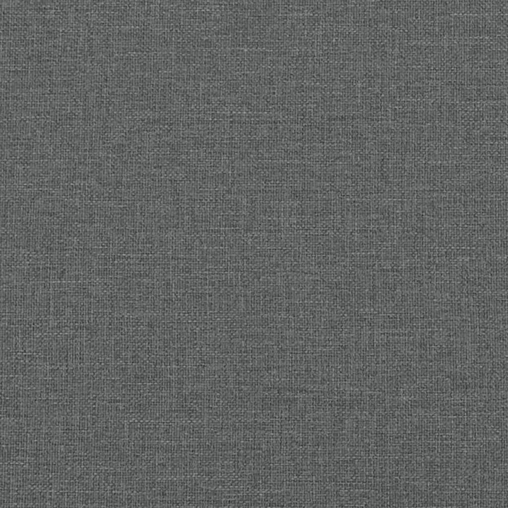 vidaXL Recliner Chair Dark Grey Fabric