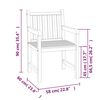 vidaXL 4 Piece Garden Dining Set Solid Wood Teak