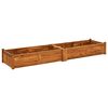 vidaXL Raised Bed | Brown | Acacia Wood | Large | Durable | Garden Raised Bed