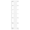 vidaXL Shoe Cabinet White 27.5x27x102 cm Engineered Wood