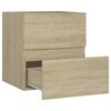 vidaXL Sink Cabinet Sonoma Oak 41x38.5x45 cm Engineered Wood