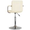 vidaXL Bar Stool Cream Fabric