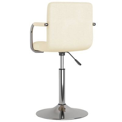 vidaXL Bar Stool Cream Fabric, cream vidaXL Bar Stool Cream Fabric
