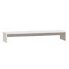 vidaXL Monitor Stand White 100x27x15 cm Solid Wood Pine