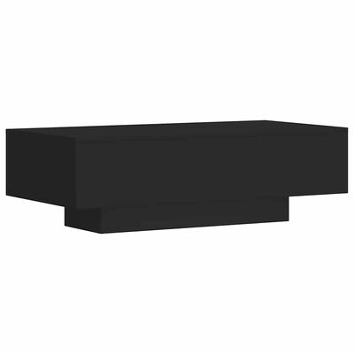 vidaXL Coffee Table Black 100x49.5x31 cm Engineered Wood, black vidaXL Coffee Table Black 100x49.5x31 cm Engineered Wood