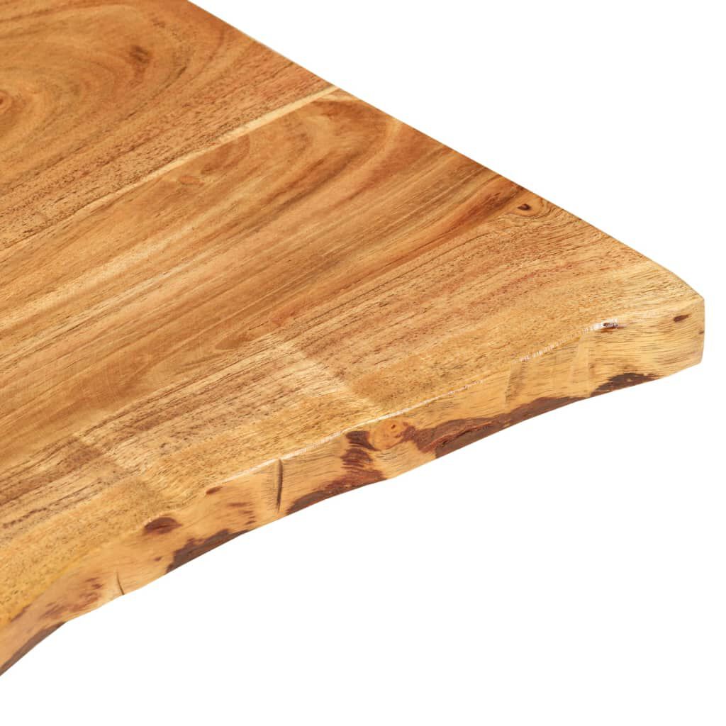 vidaXL Bathroom Vanity Top Solid Acacia Wood 80x52x2.5 cm