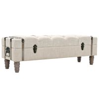 vidaXL Storage Bench Solid Wood and Steel 111x34x37 cm,  vidaXL Storage Bench Solid Wood and Steel 111x34x37 cm