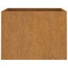 vidaXL Planter 62x47x46 cm Corten Steel