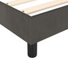 vidaXL Bed Frame without Mattress Dark Grey 90x200 cm Velvet