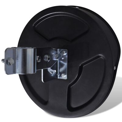 vidaXL Convex Traffic Mirror PC Plastic Black 30 cm Outdoor, black vidaXL Convex Traffic Mirror PC Plastic Black 30 cm Outdoor