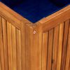 vidaXL Garden Storage Box 75x75x58 cm Solid Acacia Wood