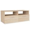 vidaXL TV Cabinet Engineered Wood 95x35x36 cm Oak