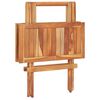 vidaXL Folding Bistro Table 60x60x65 cm Solid Teak Wood