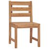 vidaXL Garden Chairs 2 pcs Solid Teak Wood