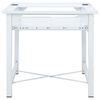 Washing Machine Pedestal with Pull-Out Shelf White