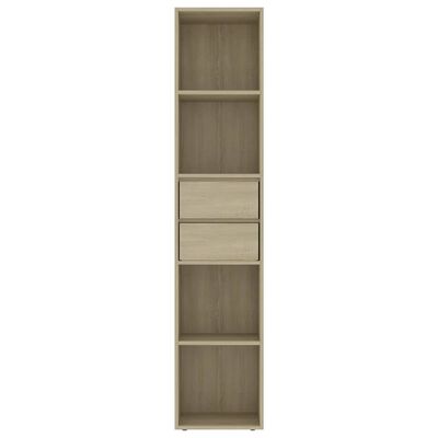 vidaXL Book Cabinet Sonoma Oak 36x30x171 cm Engineered Wood, sonoma oak vidaXL Book Cabinet Sonoma Oak 36x30x171 cm Engineered Wood