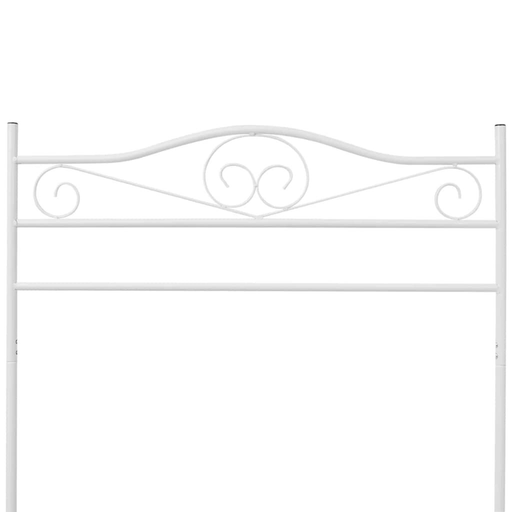 vidaXL Clothing Rack White Steel