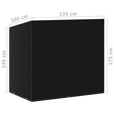 vidaXL Swing Bench Covers 2 pcs 6 Eyelets 135x105x175 cm,  vidaXL Swing Bench Covers 2 pcs 6 Eyelets 135x105x175 cm
