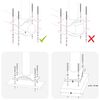 vidaXL Patio Retractable Side Awning 80x300 cm Cream