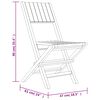 vidaXL Folding Garden Chairs 4 pcs 47x61x90 cm Solid Wood Teak