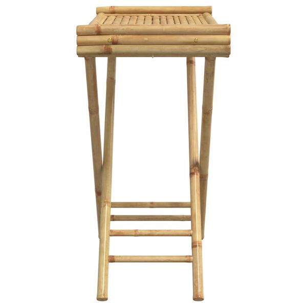 vidaXL Folding Tray Table 70.5x42.5x80 cm Bamboo
