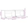 vidaXL Wall Cabinets 2 pcs White 60x30x35 cm Solid Pinewood