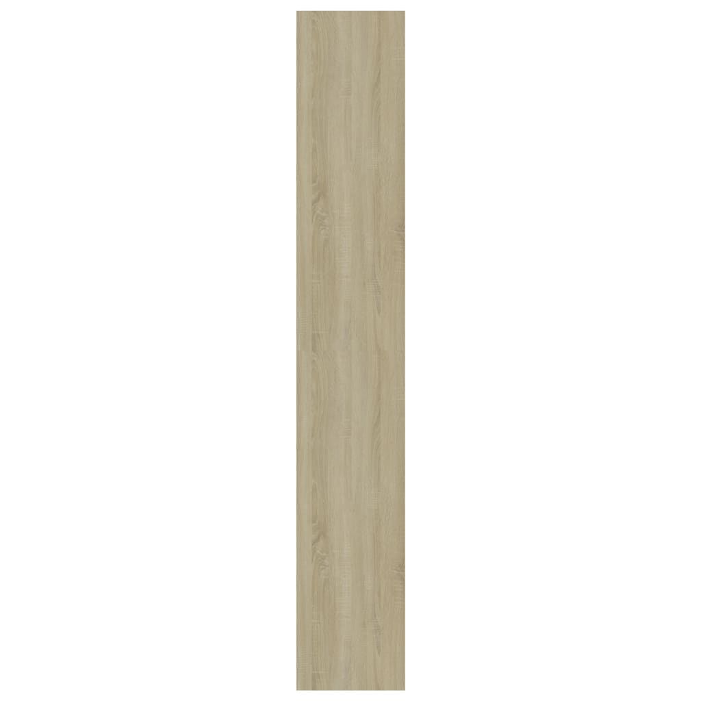 vidaXL Book Cabinet Sonoma Oak 40x30x189 cm Engineered Wood