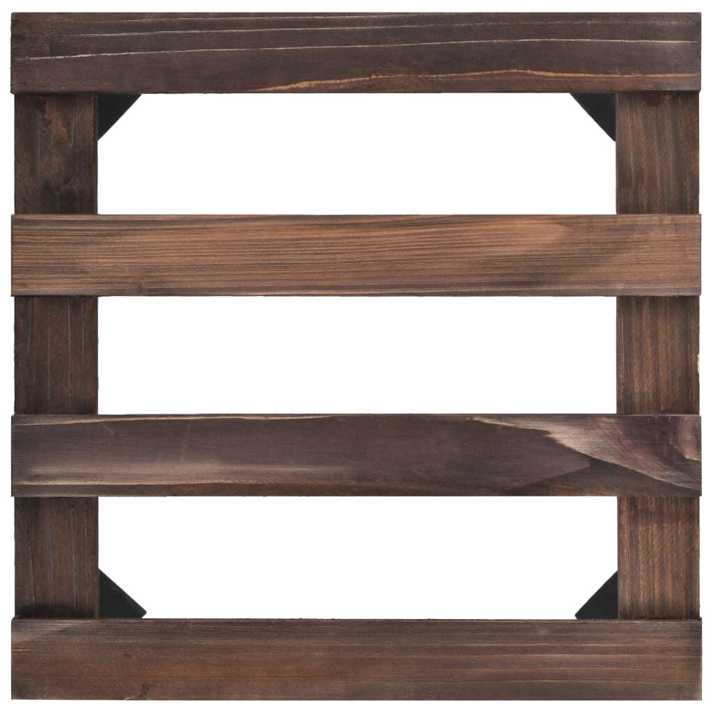 vidaXL Plant Rollers 4 pcs Cedar Wood 25x25 cm