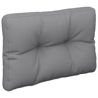 vidaXL Pallet Cushion Grey 50x40x12 cm Fabric, grey vidaXL Pallet Cushion Grey 50x40x12 cm Fabric