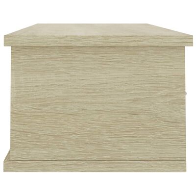 vidaXL Wall-mounted Drawer Shelf Sonoma Oak 88x26x18.5 cm Engineered Wood, sonoma oak vidaXL Wall-mounted Drawer Shelf Sonoma Oak 88x26x18.5 cm Engineered Wood