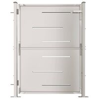 vidaXL Garden Gate 100x120 cm Stainless Steel,  vidaXL Garden Gate 100x120 cm Stainless Steel