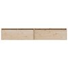 vidaXL Wall Cabinets 2 pcs 100x30x35 cm Solid Wood Pine