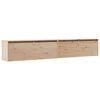 vidaXL Wall Cabinets 2 pcs 100x30x35 cm Solid Wood Pine
