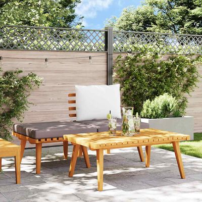 vidaXL 3 Piece Garden Lounge Set with Cushions Solid Acacia Wood,  vidaXL 3 Piece Garden Lounge Set with Cushions Solid Acacia Wood