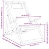 vidaXL Folding Beach Chairs 2 pcs Cream Fabric