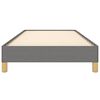 vidaXL Bed Frame without Mattress Dark Grey 92x187 cm Single Fabric