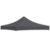 vidaXL Party Tent Roof 3x3 m Anthracite